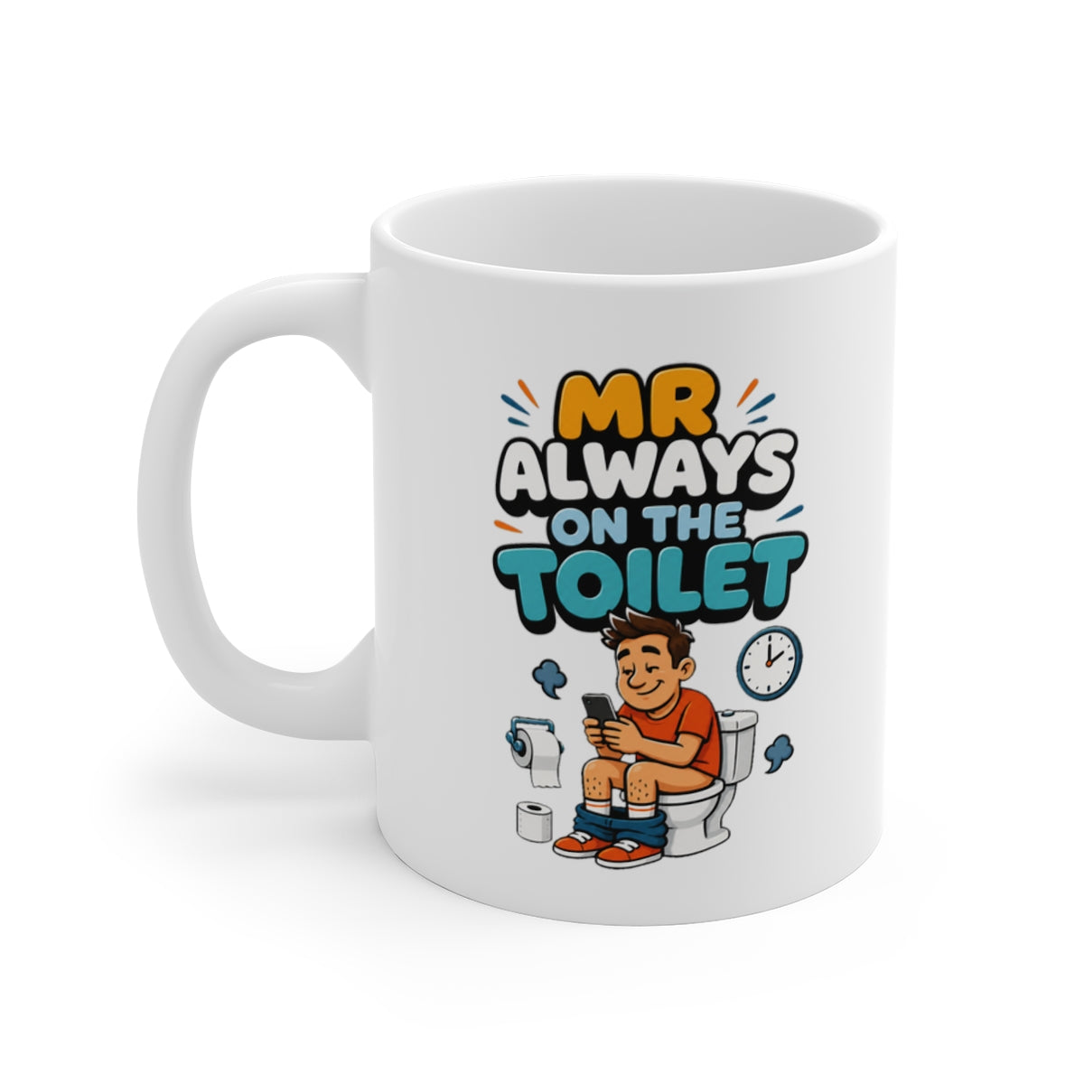 left view of the mug