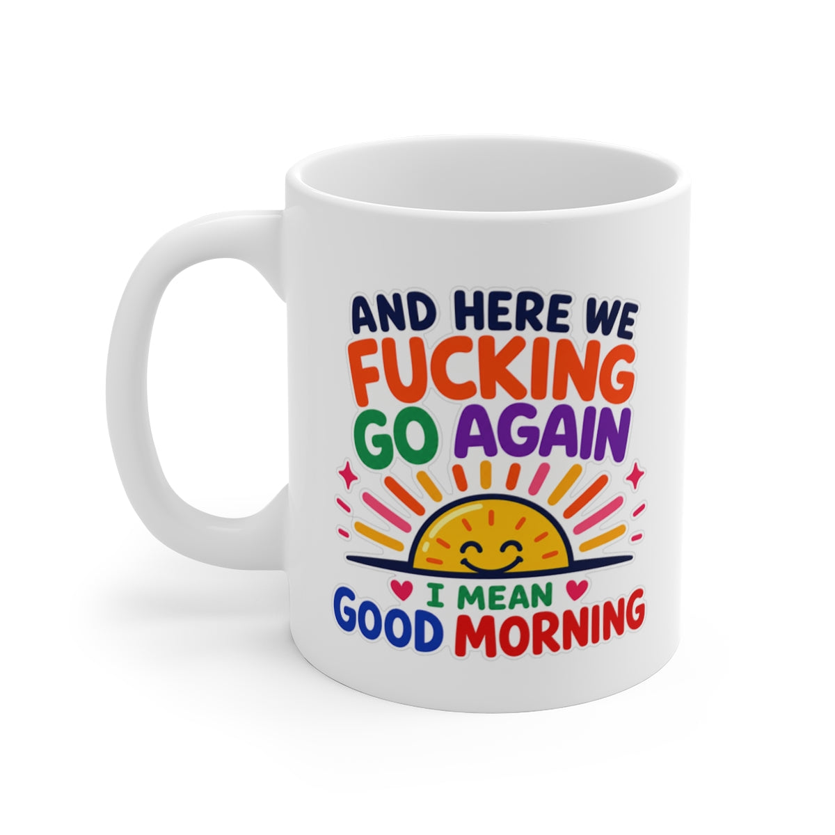 left view of the mug