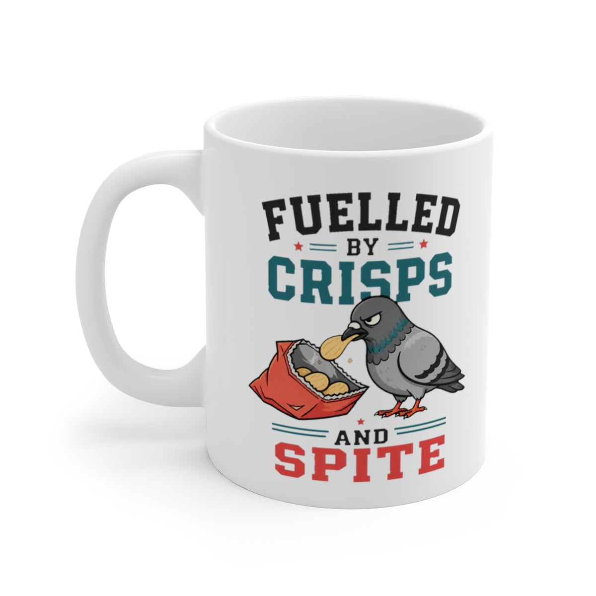 left view of the mug