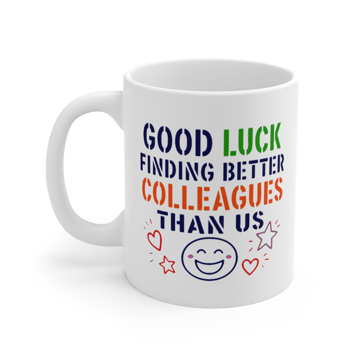 left view of the mug