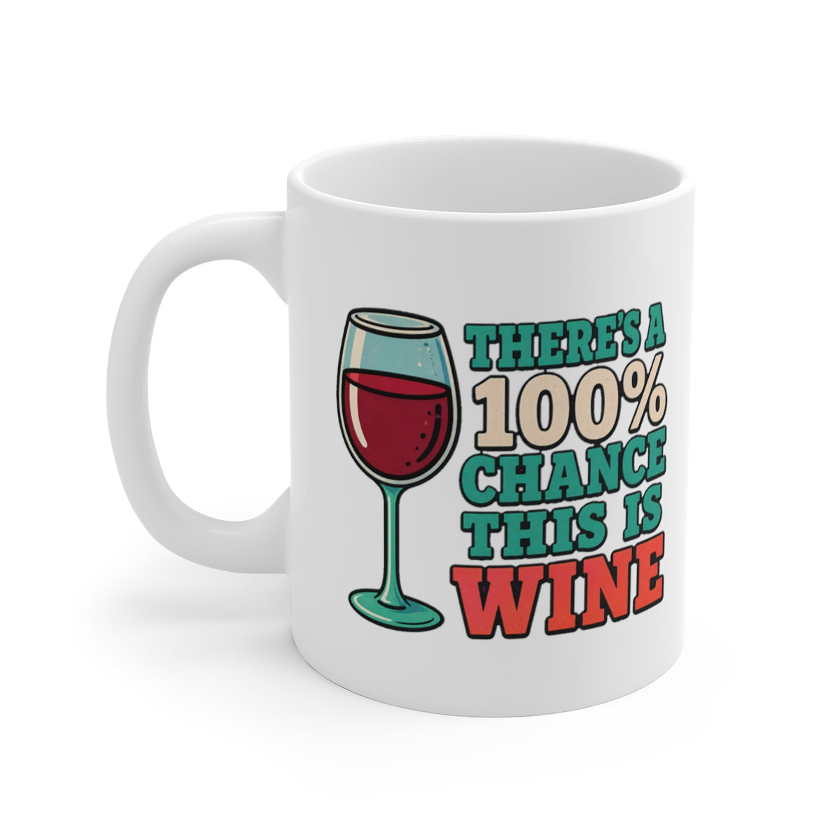 left view of the mug