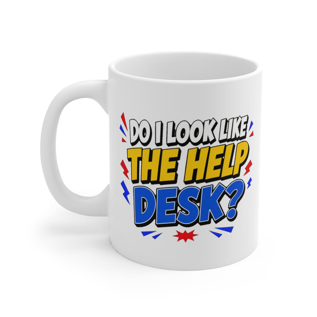 left view of the mug