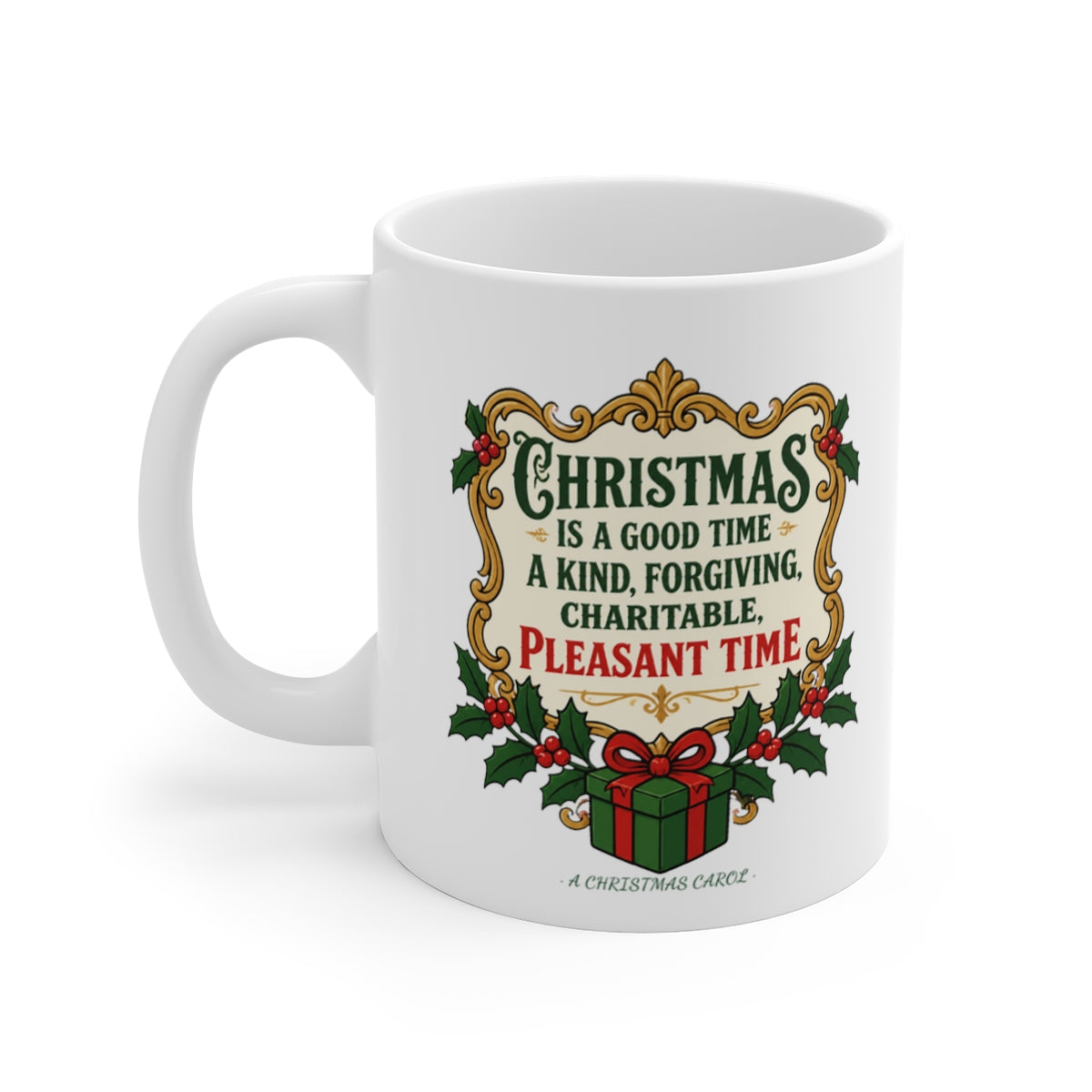 left view of the mug