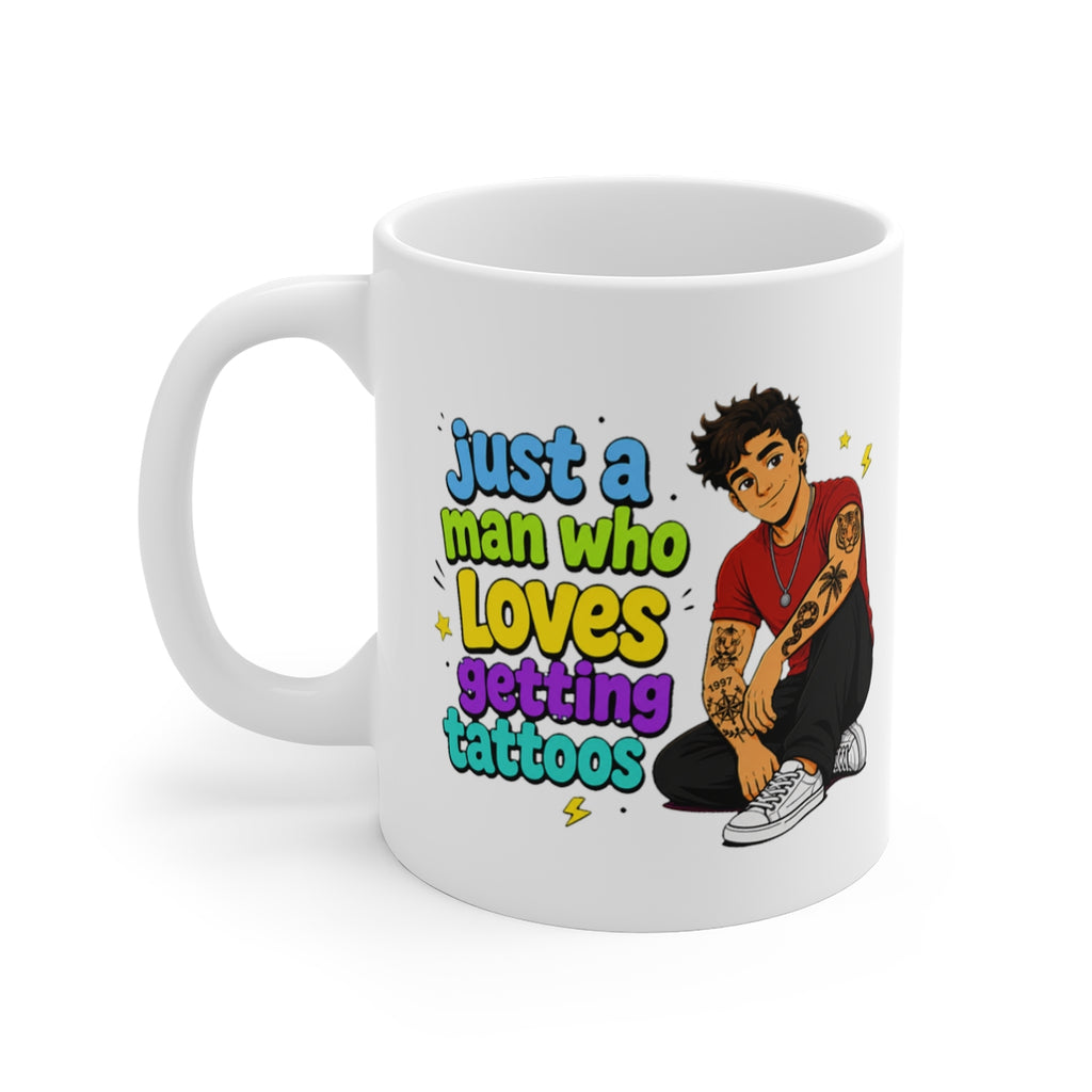 left view of the mug