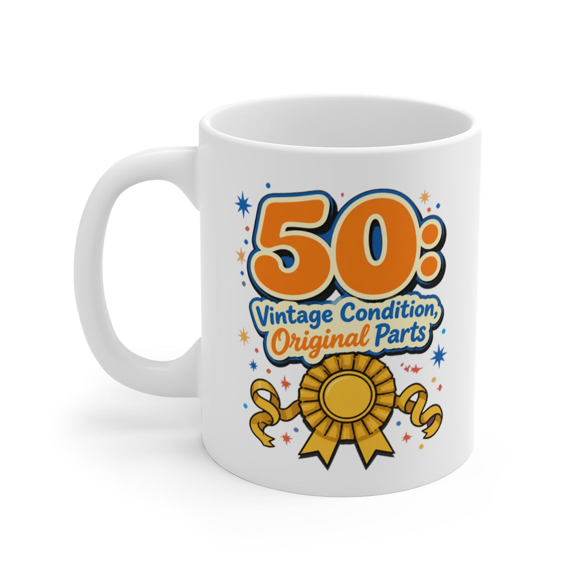 left view of the mug