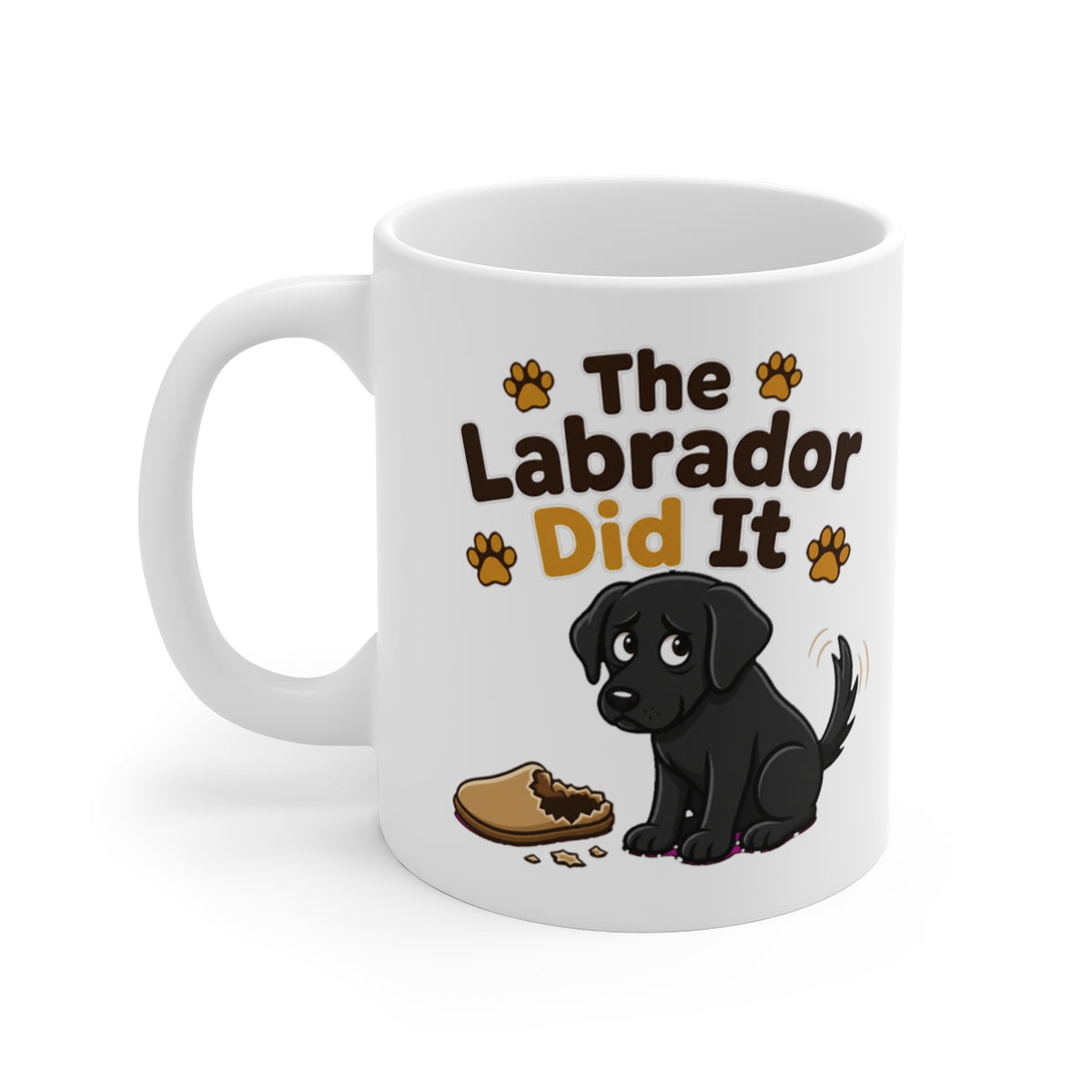 left view of the mug