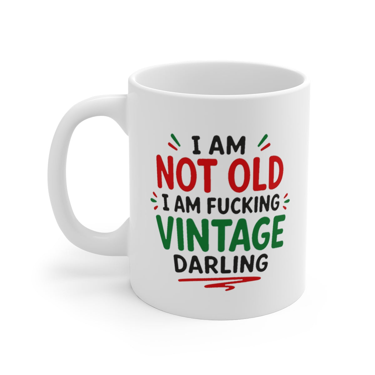left view of the mug