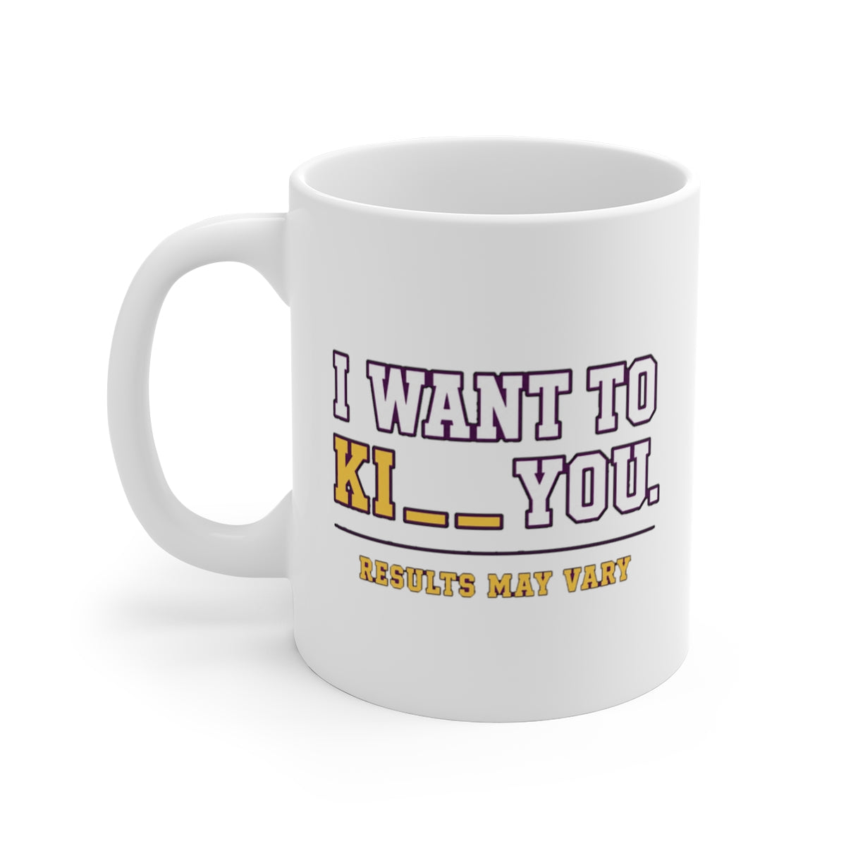 left view of the mug