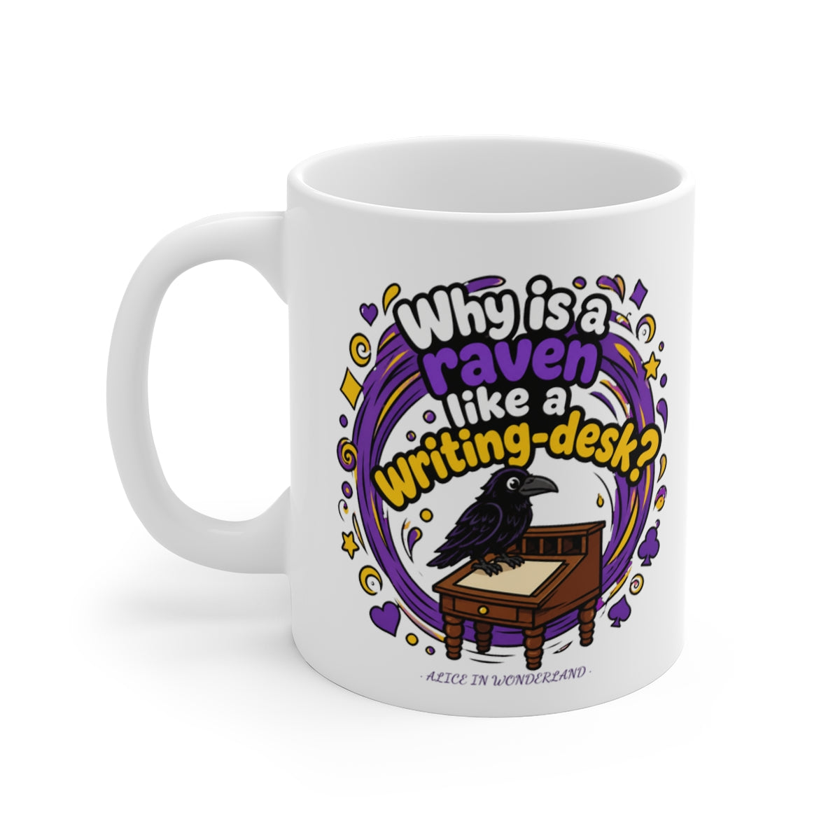 left view of the mug