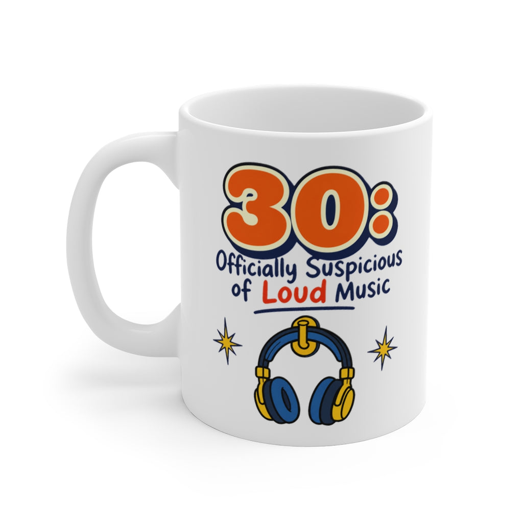 left view of the mug