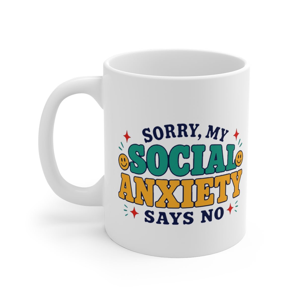 left view of the mug