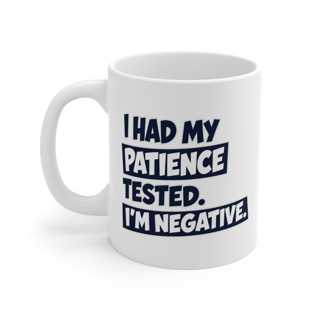 left view of the mug