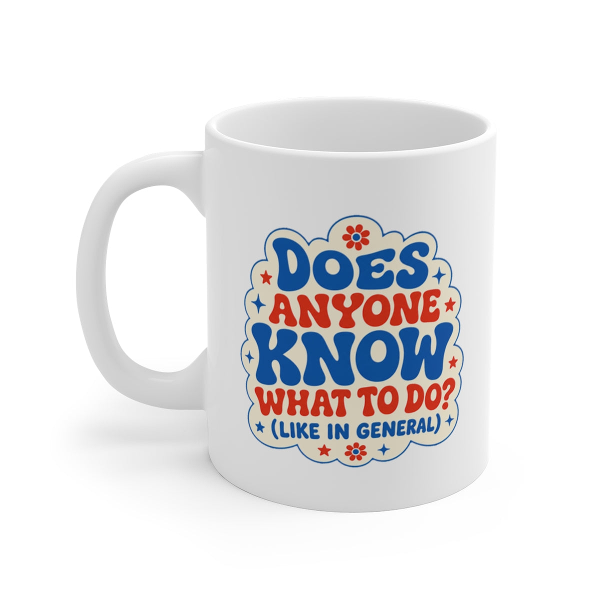 left view of the mug