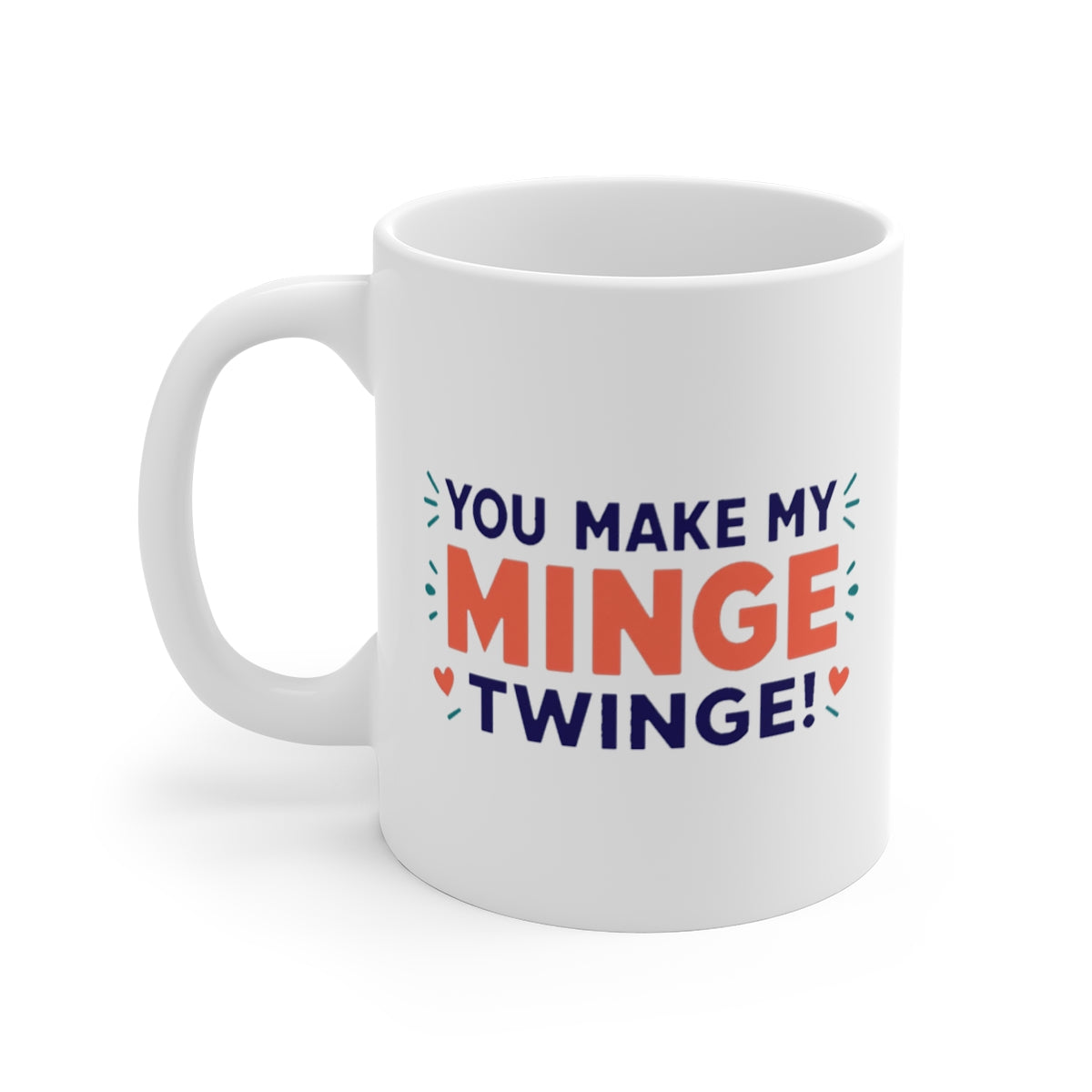 left view of the mug
