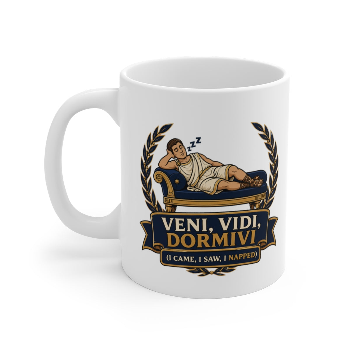 left view of the mug