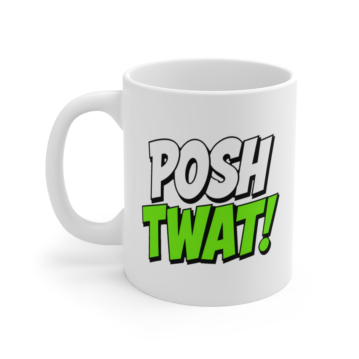 left view of the mug