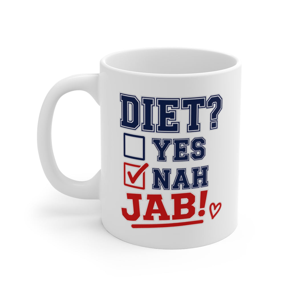 left view of the mug