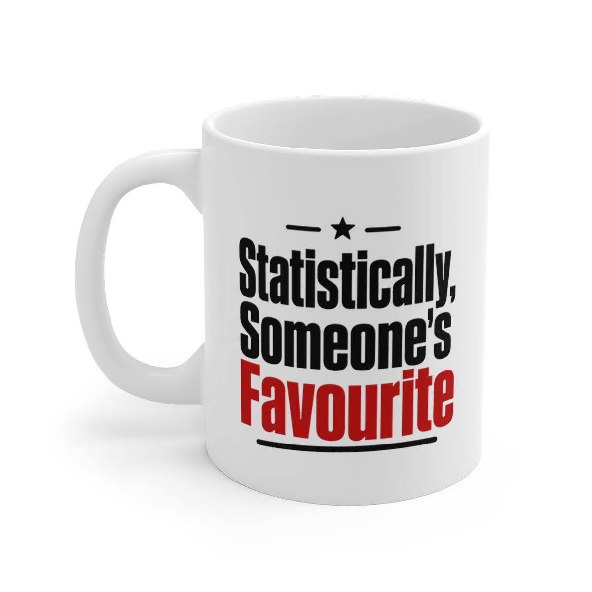 left view of the mug