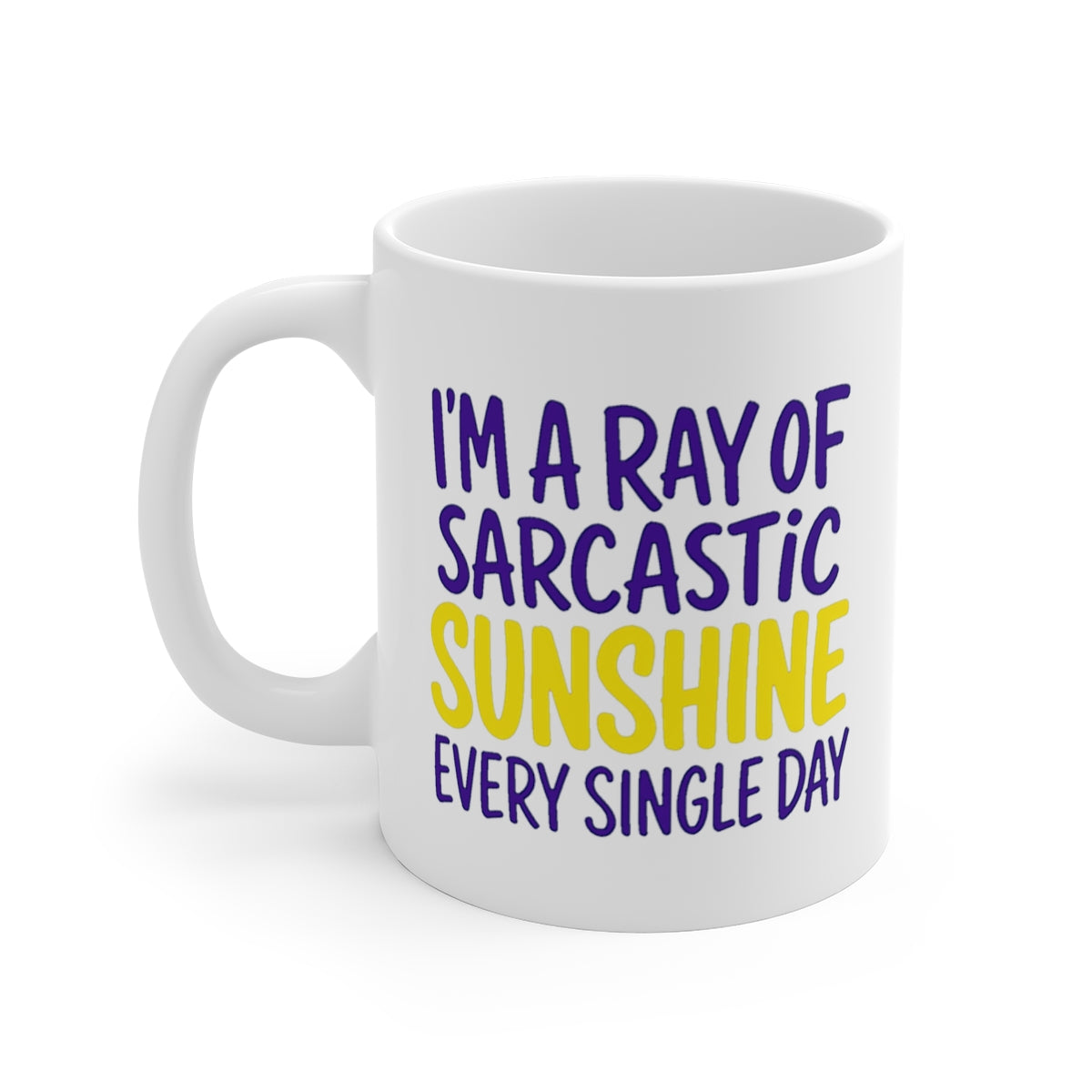 left view of the mug