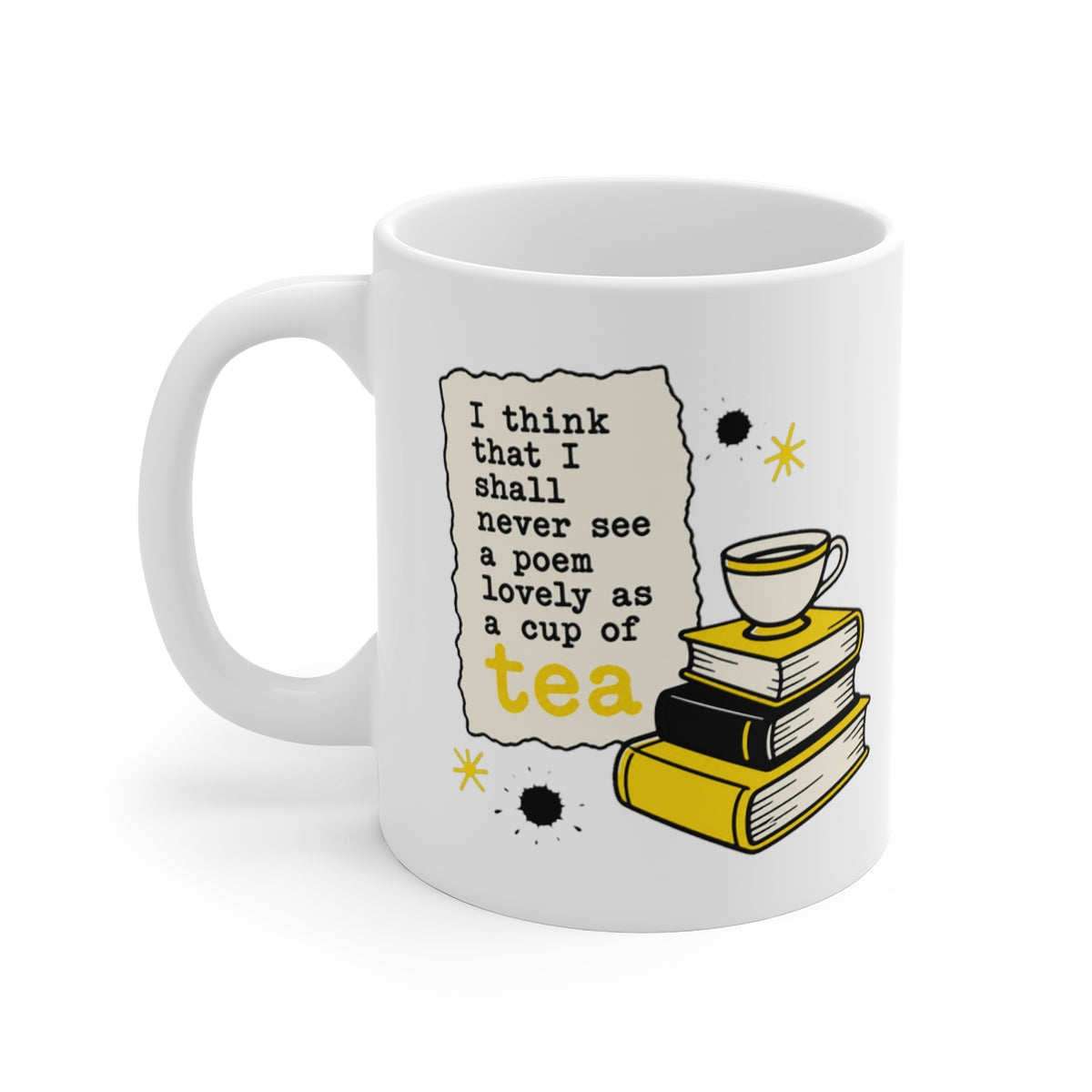 left view of the mug