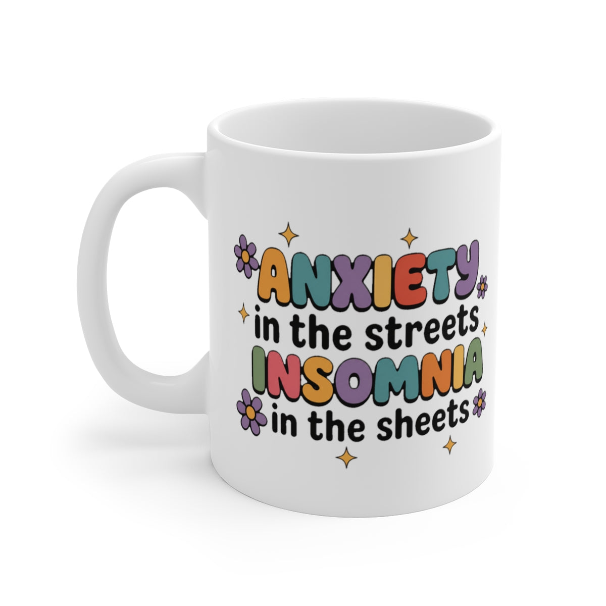 left view of the mug