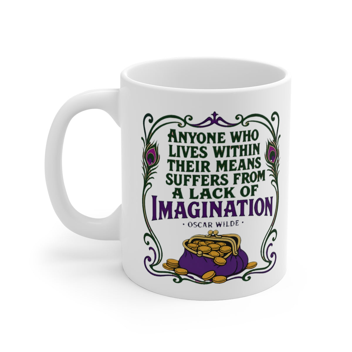 left view of the mug