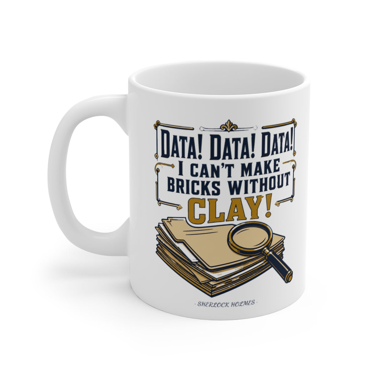 left view of the mug