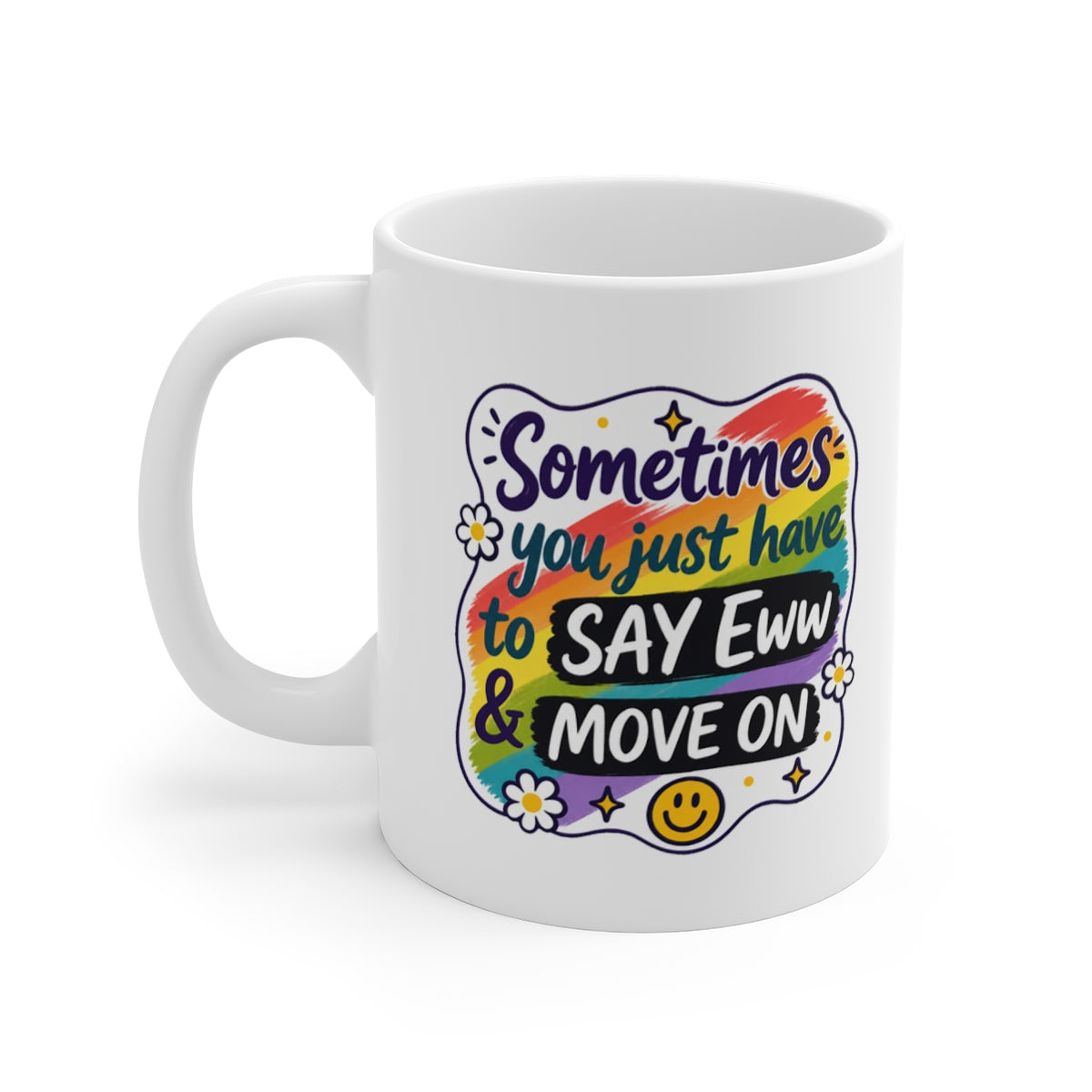 left view of the mug
