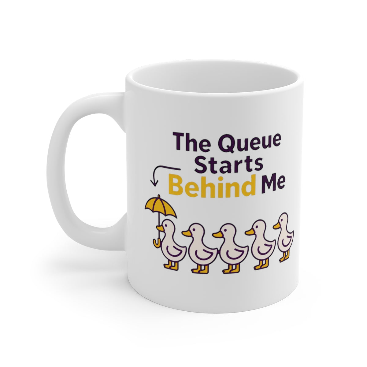 left view of the mug