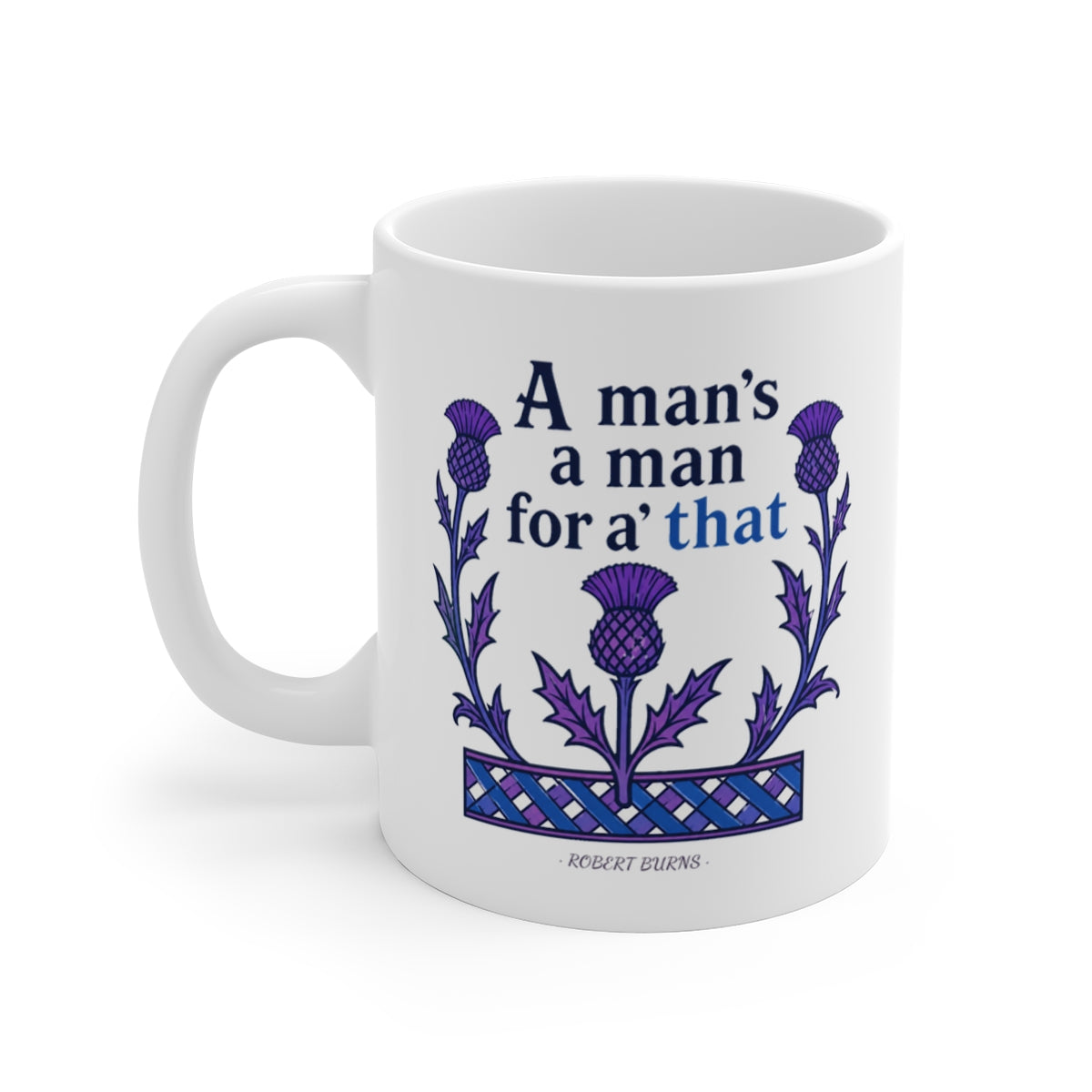 left view of the mug