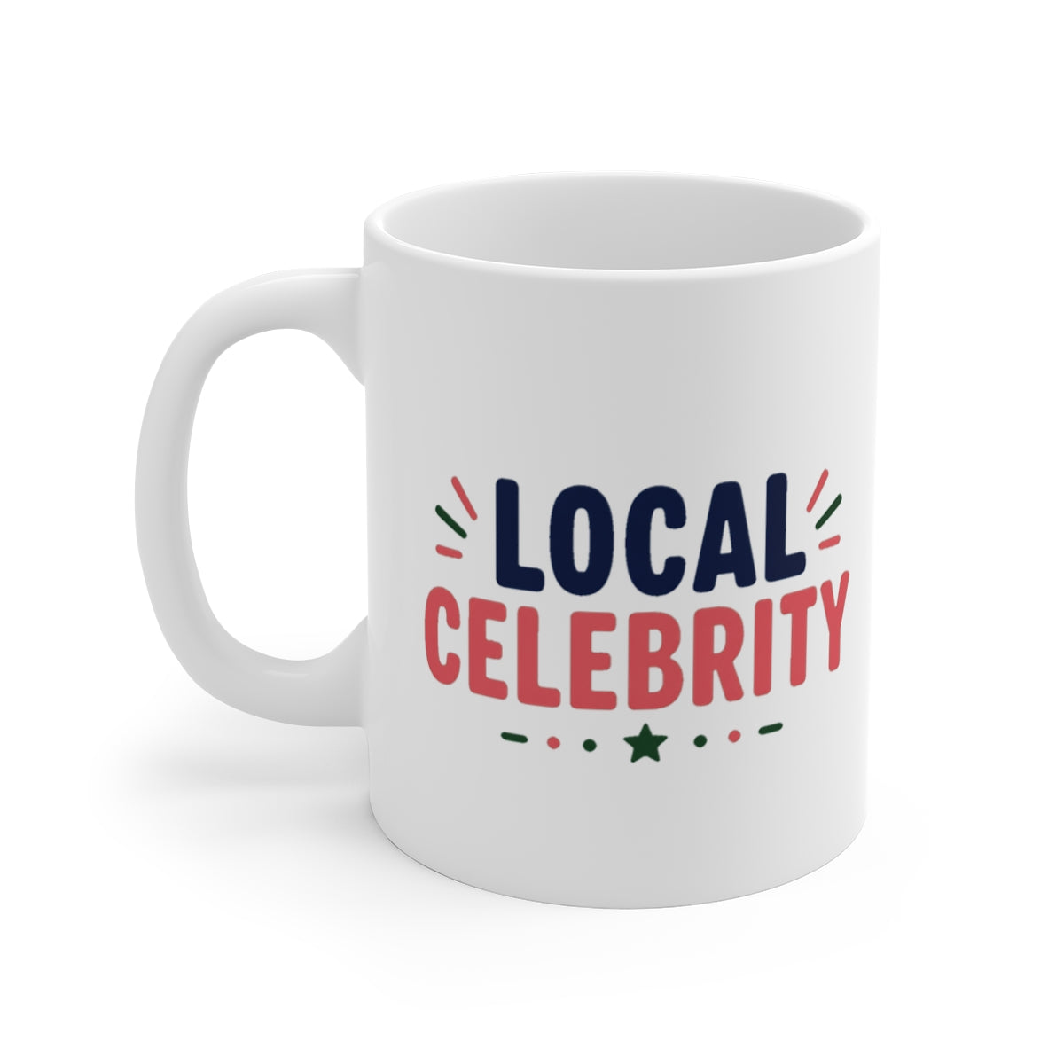 left view of the mug