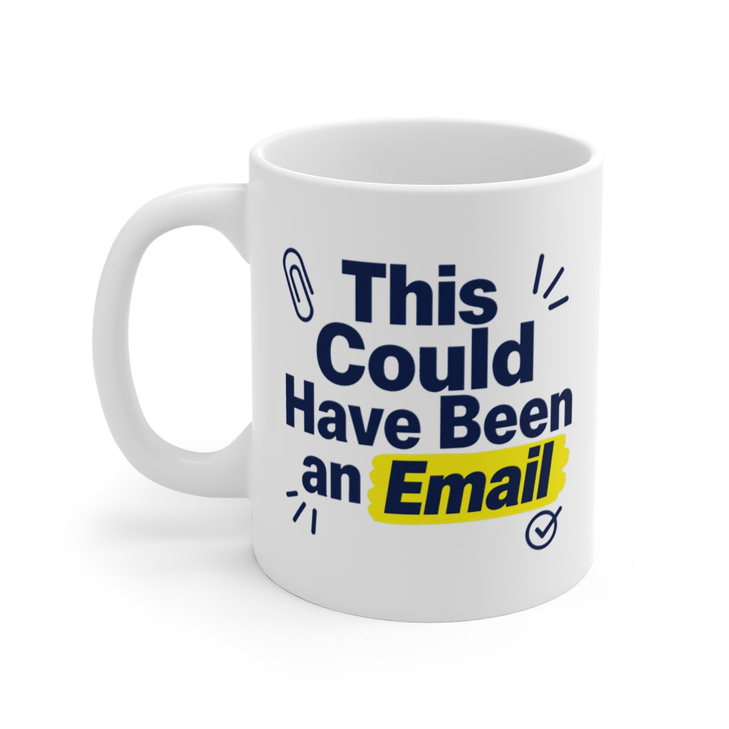 left view of the mug