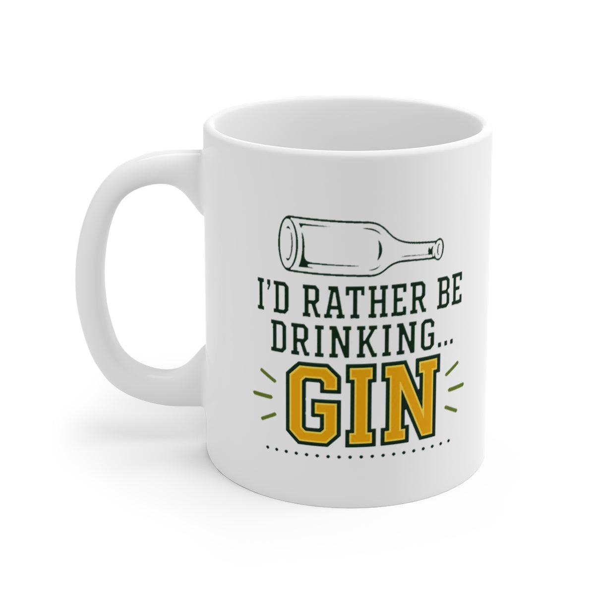 left view of the mug