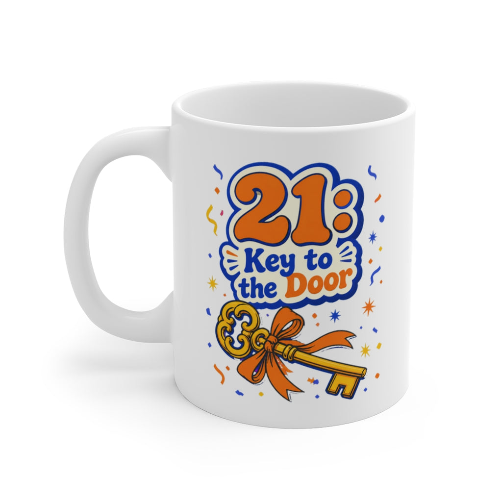 left view of the mug