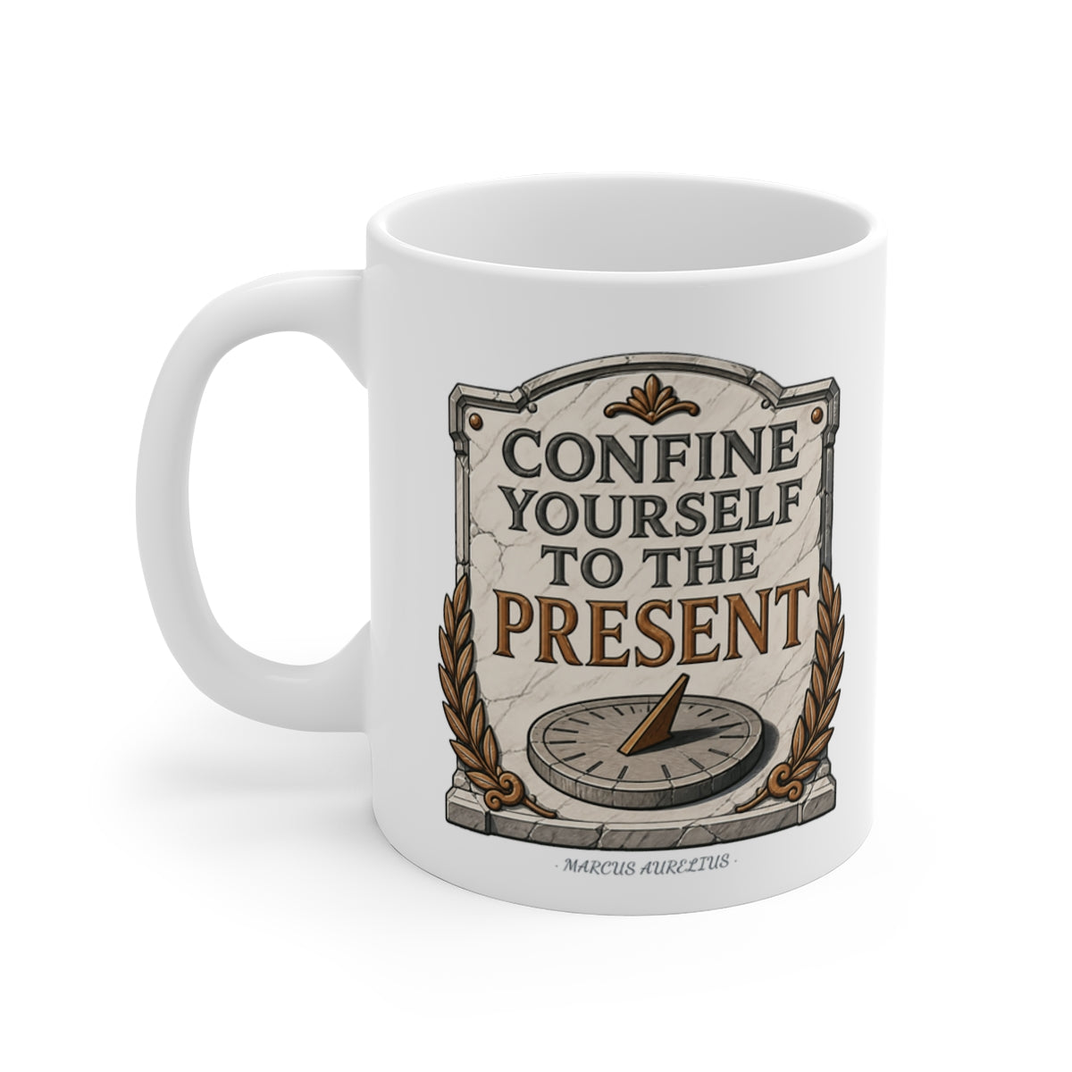 left view of the mug