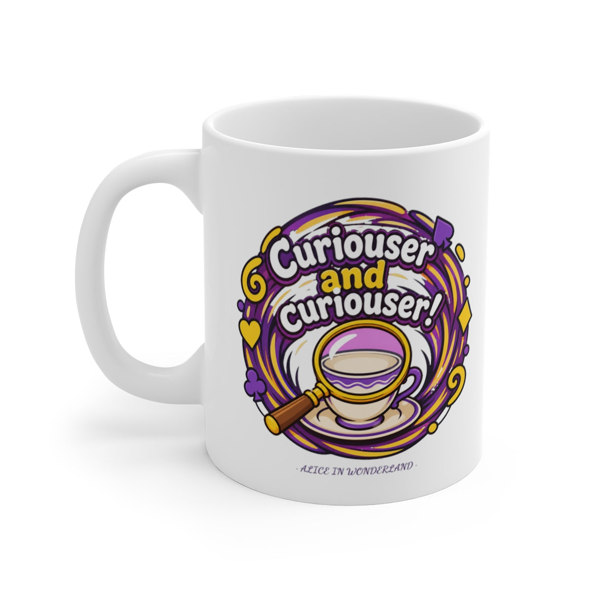 left view of the mug