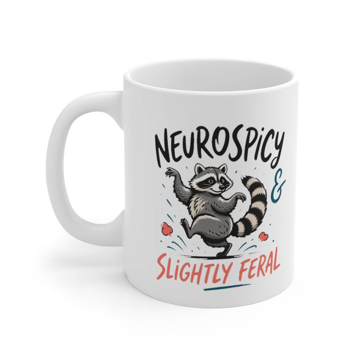 left view of the mug