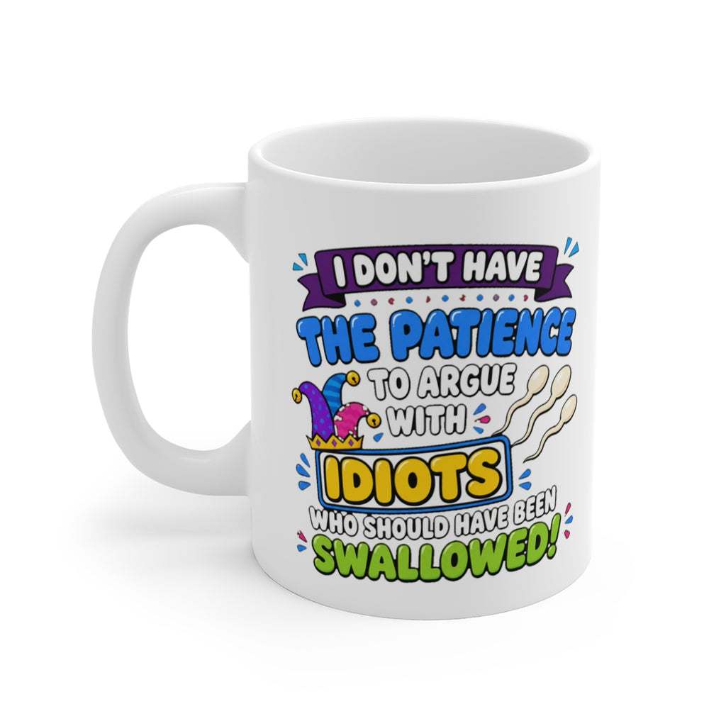 left view of the mug