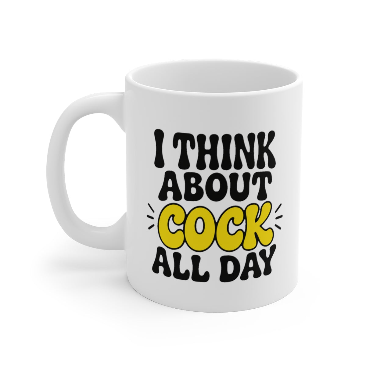 left view of the mug