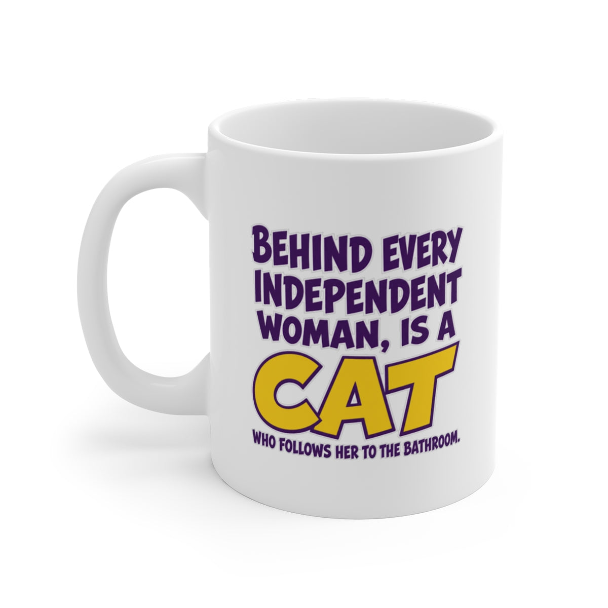 left view of the mug