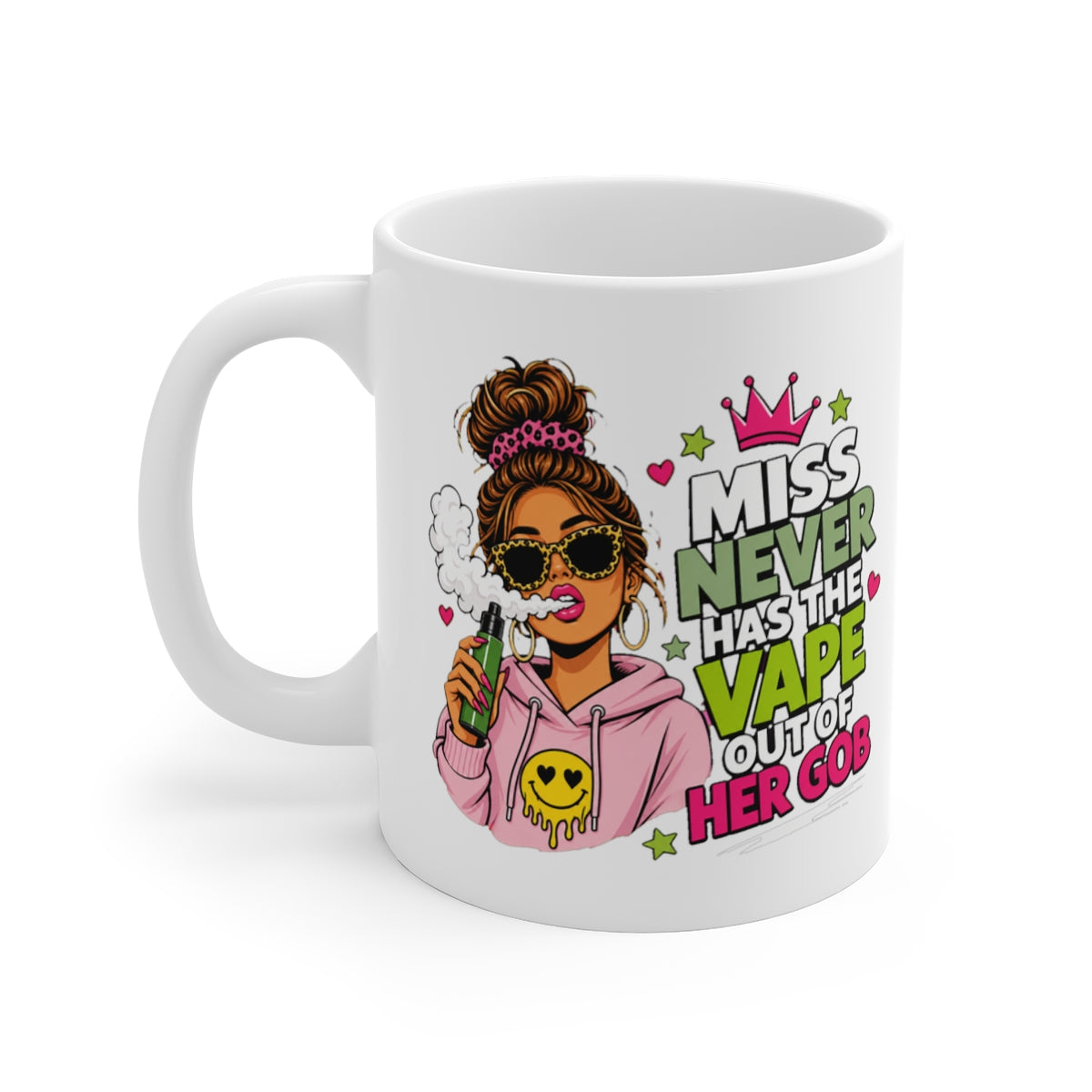 left view of the mug