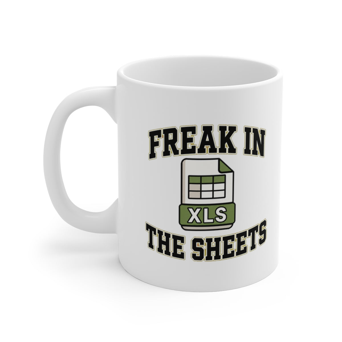 left view of the mug
