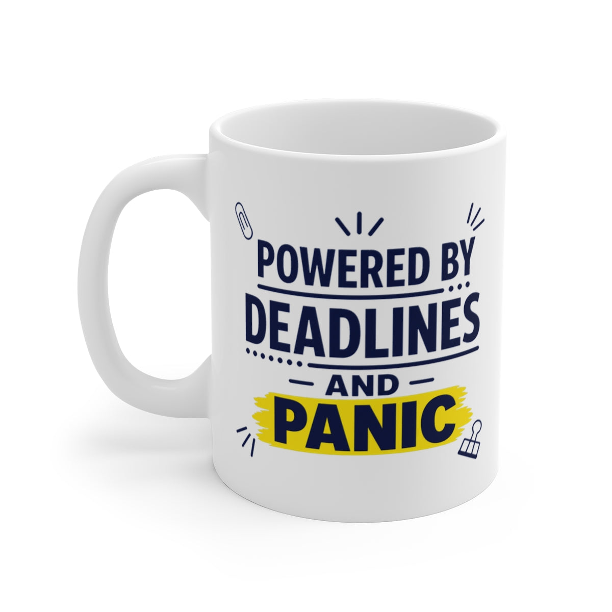 left view of the mug