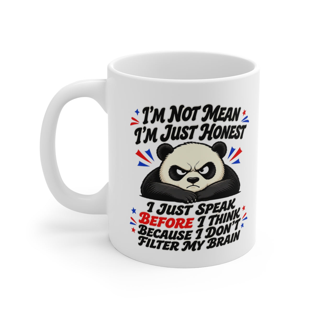 left view of the mug