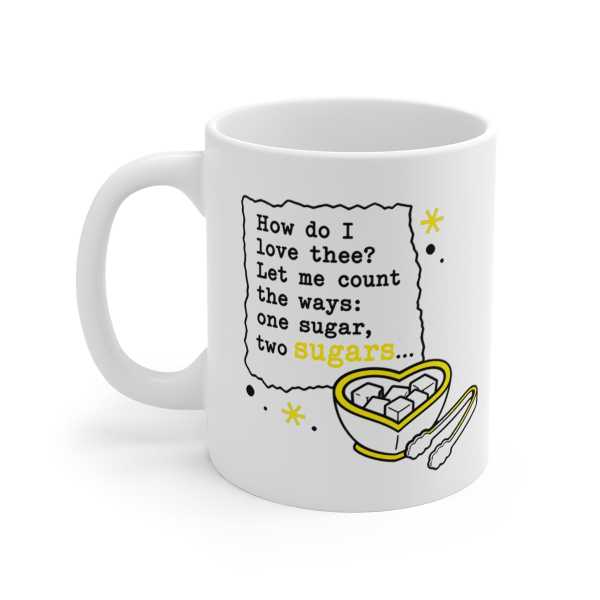 left view of the mug