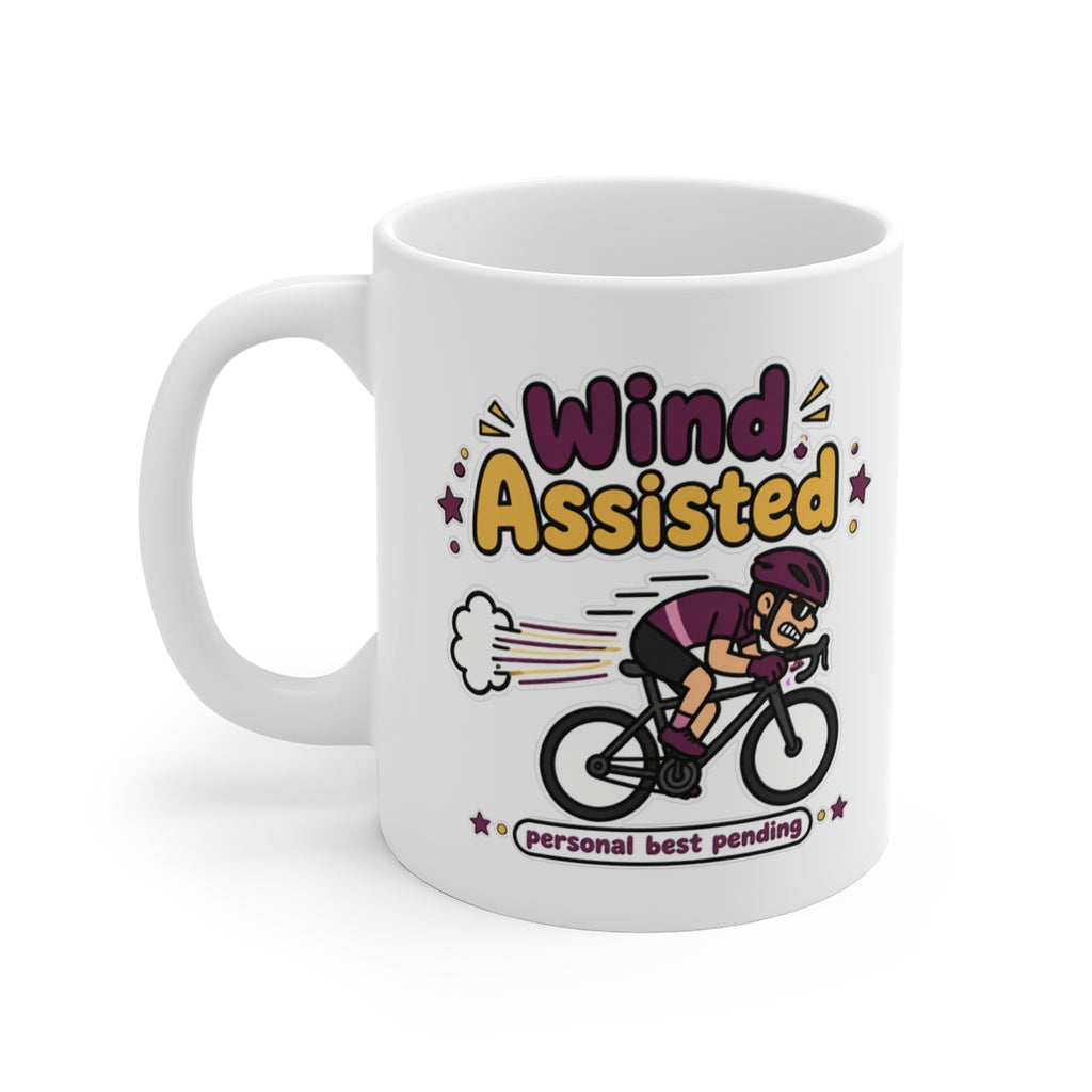 left view of the mug