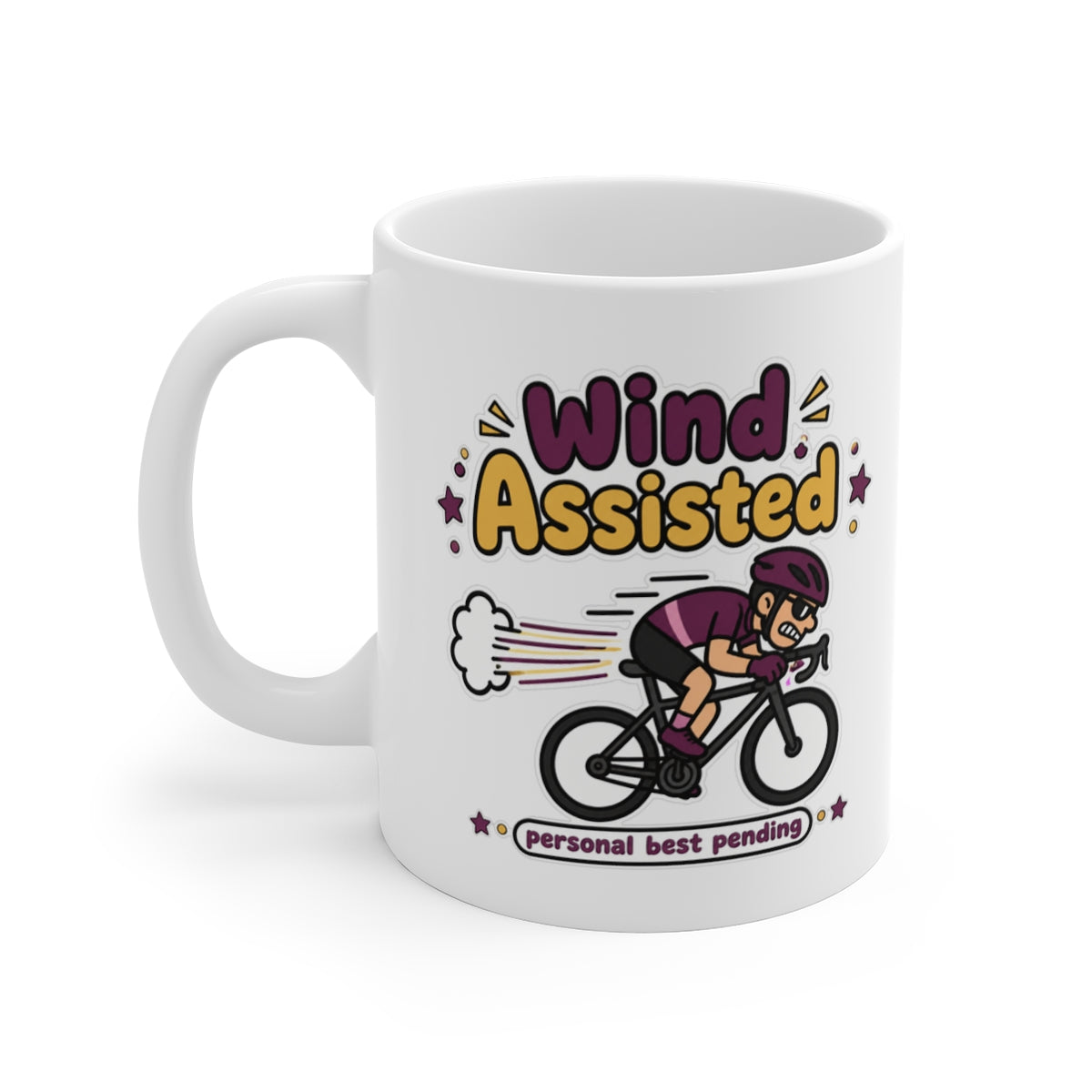 left view of the mug