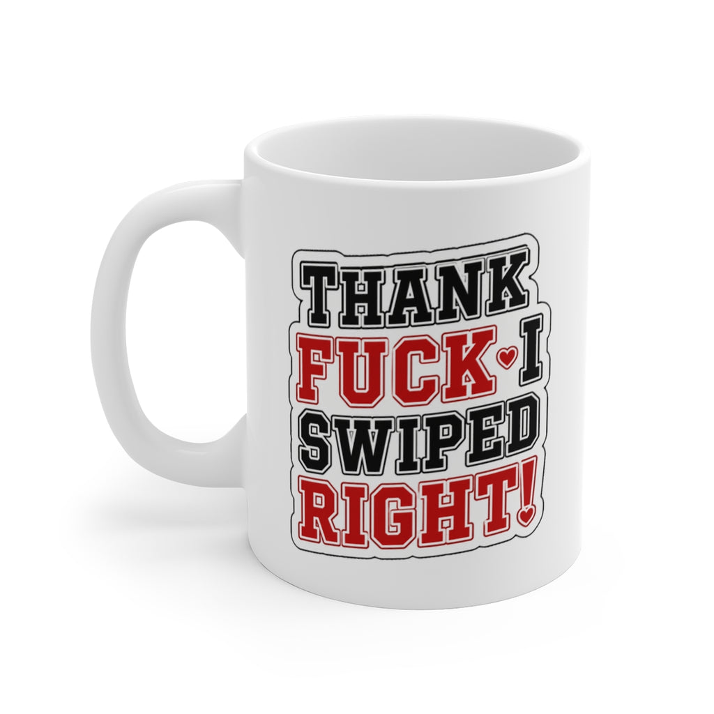 left view of the mug