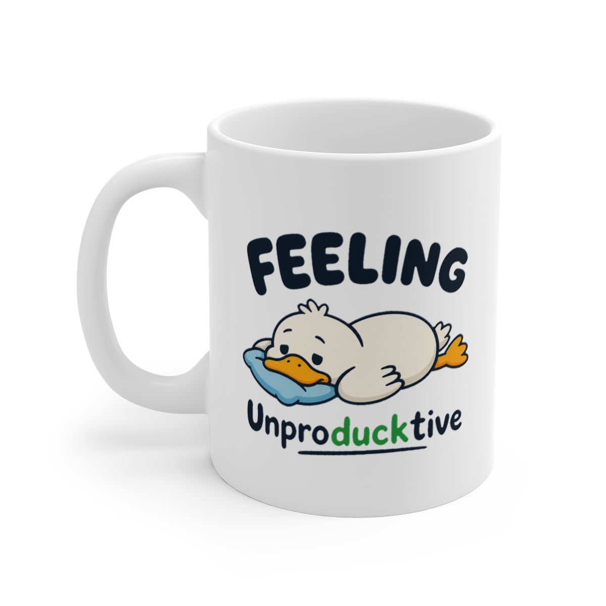 left view of the mug