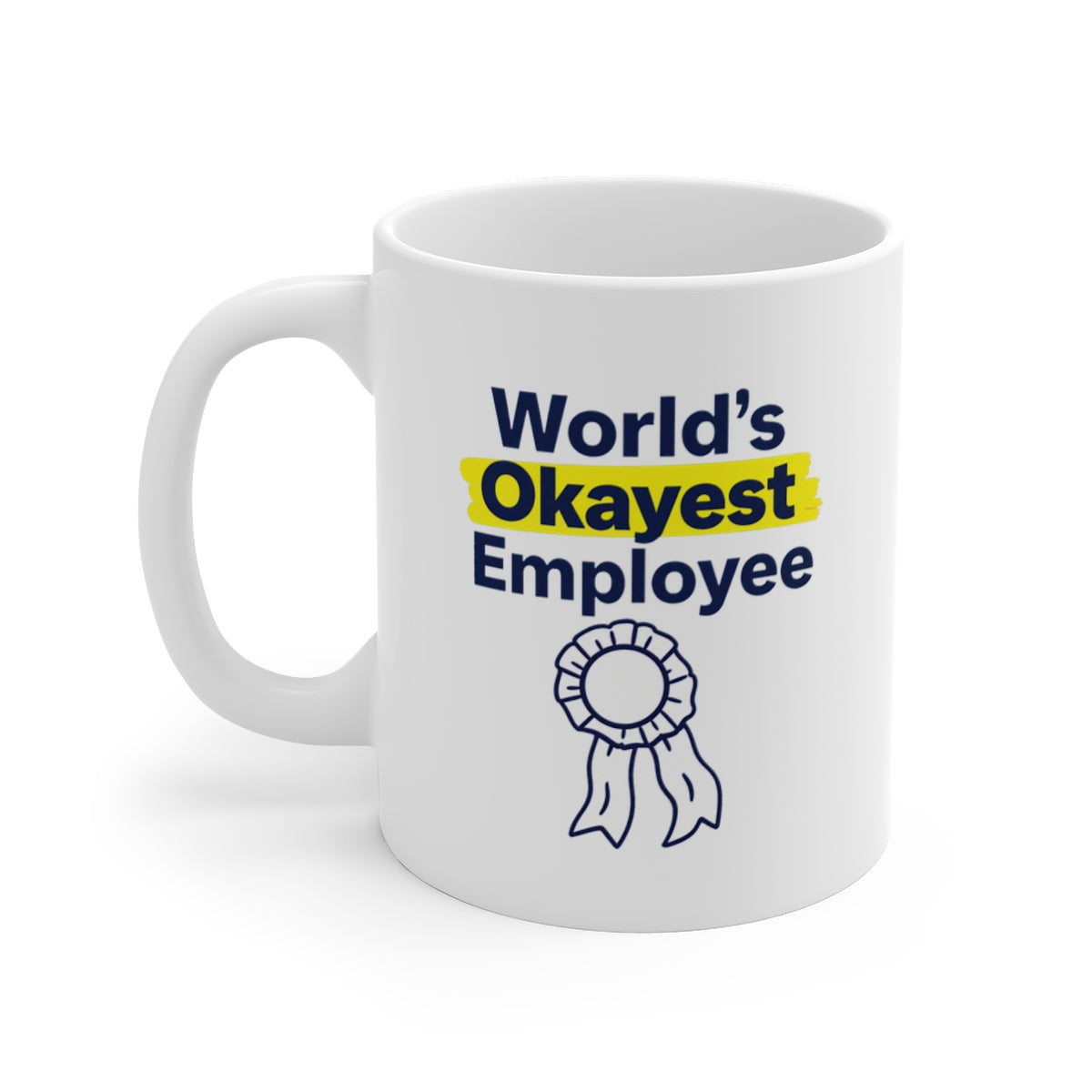 left view of the mug
